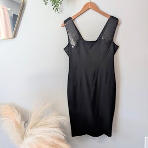 Versace Black Cocktail Dress With Sequin Accents. Sz. 44.